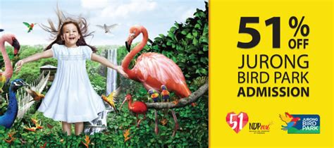 Please refer the actual times at the official website before travelling. Jurong Bird Park: 51% Off Admission Coupon from 1 - 31 Aug 2016