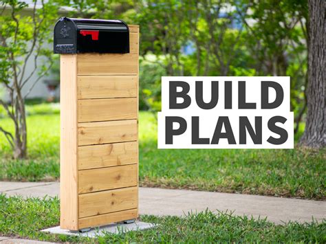 Modern Mailbox Build Plans Etsy