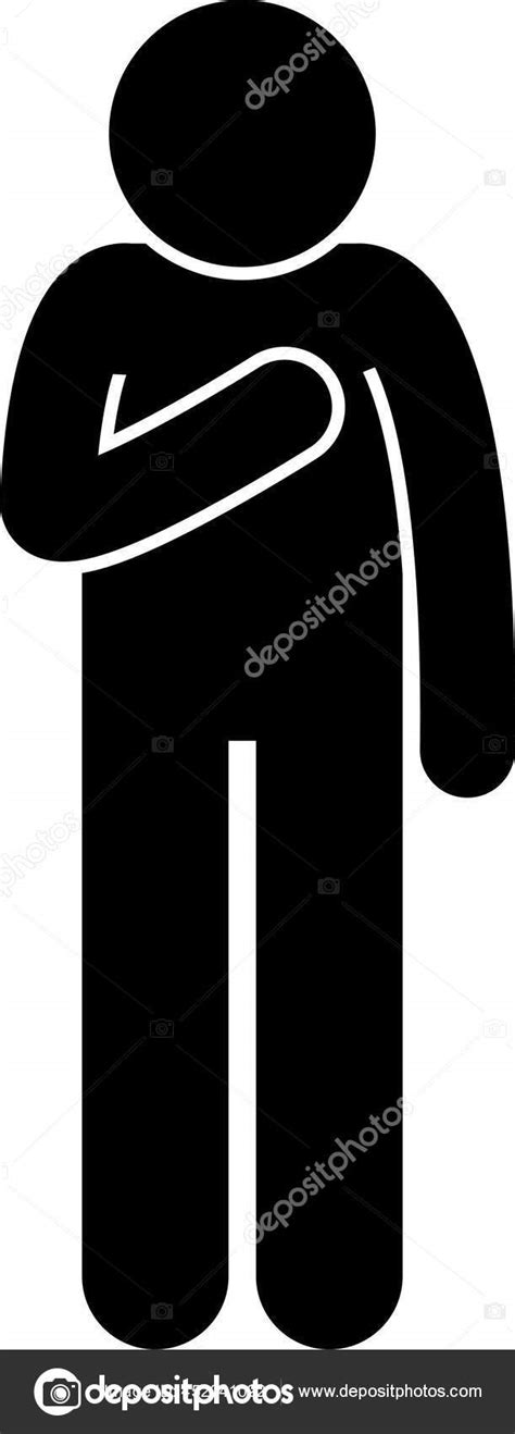 Human Action Poses Postures Stick Figure Pictogram Icons Stock Vector