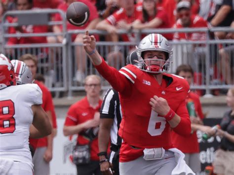 Former Ohio State Starting Quarterback Kyle Mccord Expected To Commit To Syracuse Report