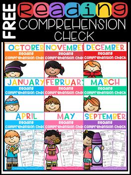 Maybe you would like to learn more about one of these? FREE Reading Comprehension Check by Teaching Biilfizzcend | TpT