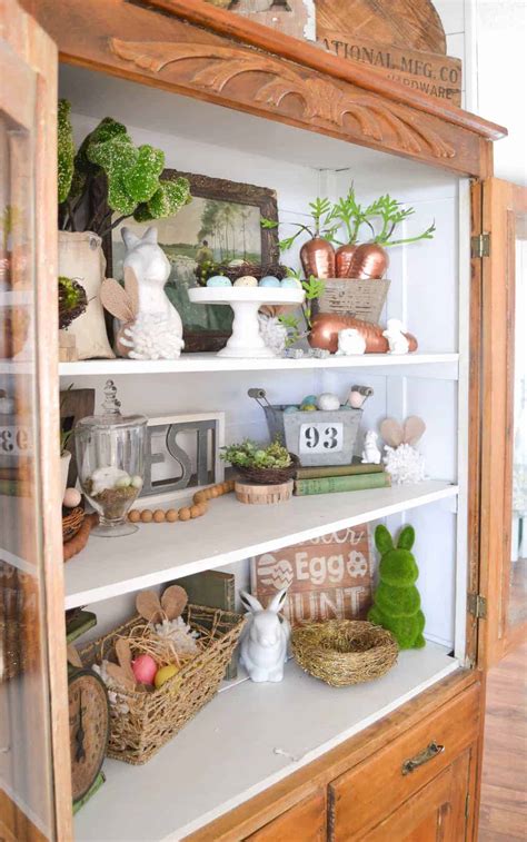Paint the walls in your home office green or use some removable wallpaper in such shades for a spring feel. Spring Home Decor {Adding Spring To The New Hutch} - My ...