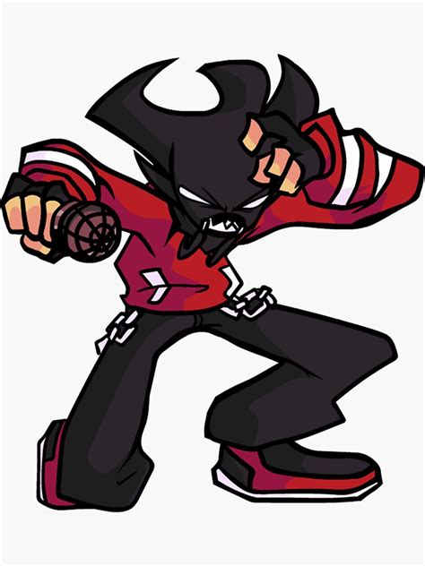 Agoti Fnf Down Pose Sticker For Sale By Rocketg Redbubble