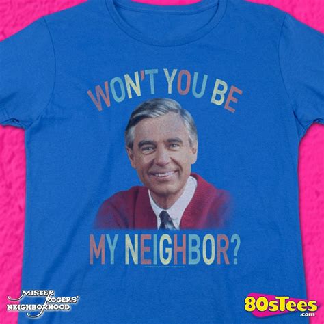 womens won t you be my neighbor mr rogers shirt