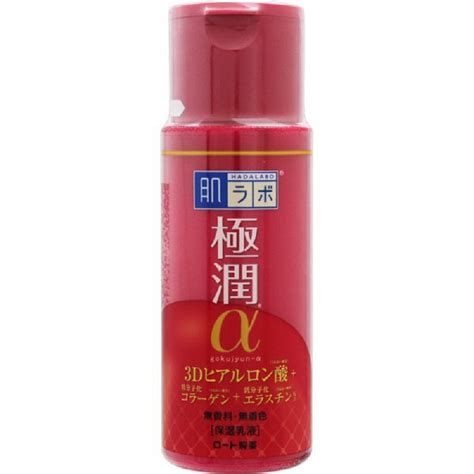 While it looks clear like a toner or makeup remover, it's actually a moisturizer that helps prepare your skin for better absorption of other. Hada Labo Gokujyun Alpha Ultimate Lotion ingredients ...