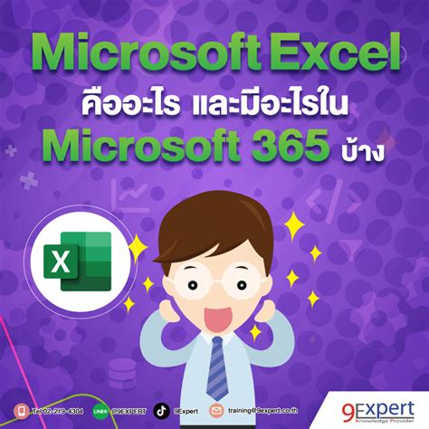 Microsoft Excel คืออะไร และ มีอะไรใน Excel ใน Microsoft 365 บ้าง