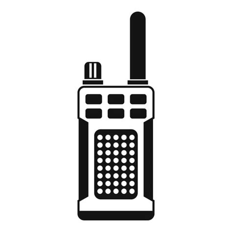 Handheld Radio Clipart PNG Images Portable Handheld Radio Icon Simple