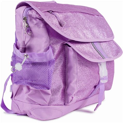 Bixbee Girls Sparkle Ergonomic Backpack In Purple Bambinifashioncom