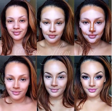 How to contouring and highlighting your face with makeup ...