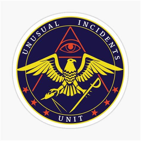 Fbi Unusual Incidents Unit Sticker For Sale By Gdlkngcrps Redbubble