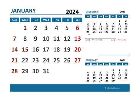 2024 Excel Calendar With Holidays Free Printable Templates