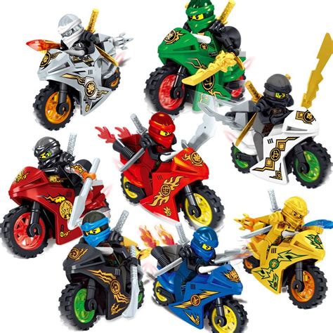 Kit Ninjago Moto Lego C8 Toy Store Brinquedos Bonecos Compatíveis