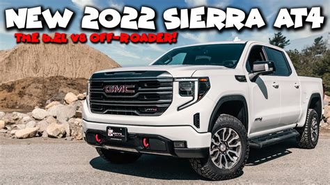 Refreshed 2022 Sierra At4 62l V8 This Is It Youtube