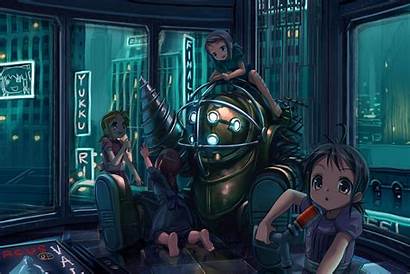 Bioshock Anime Daddy Sisters Would Roleplay Kindly