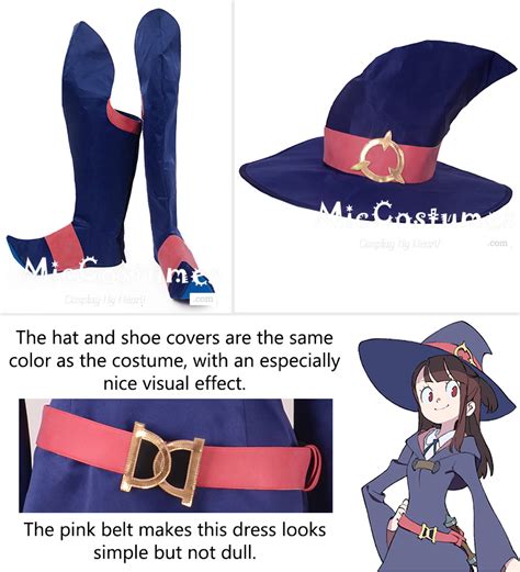 Little Witch Academia Kagari Atsuko Akko Cosplay Costume With Boot Covers Cosplay Shop