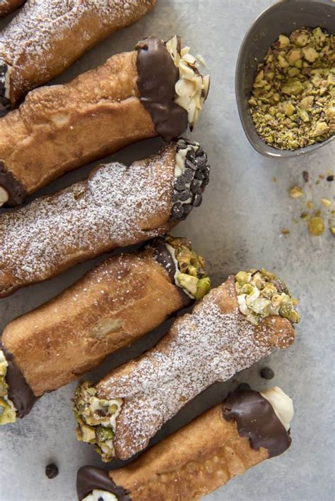 Ana and lydia's cannoli, recipe invented on july 31st, 2005. The Easiest Homemade Cannoli Recipe • The Crumby Kitchen
