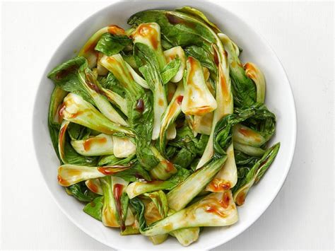 Baby Bok Choy With Oyster Sauce Recipe Food Network Kitchen Food