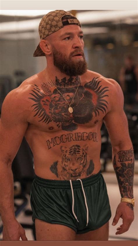 ufc star conor mcgregor looks to have packed on muscle as he shows bulkier physique having hit