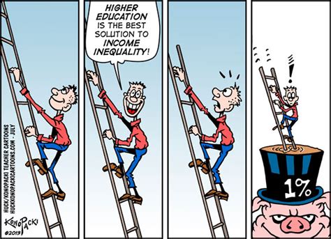 Higher Education And Income Inequality Huckkonopacki Cartoons