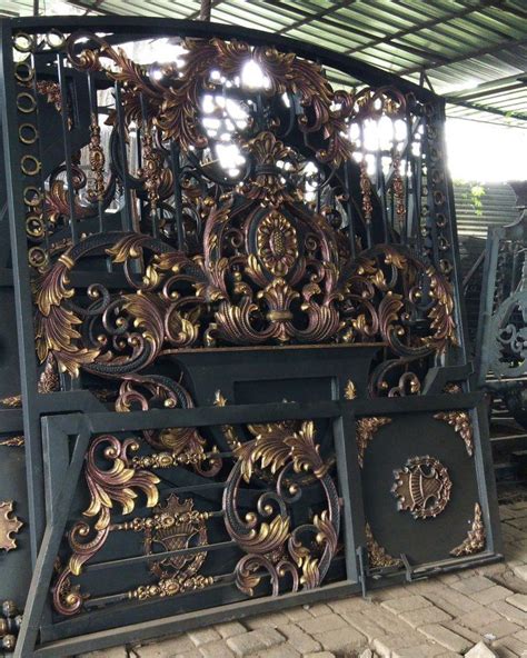 ☎ 085 777 908 589 (nopri). Pagar Besi Tempa, Pintu Gerbang Klasik, | Gate design ...