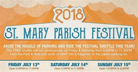 St Mary Parish Festival Hales Corners 2018 Council Of Festival Committees