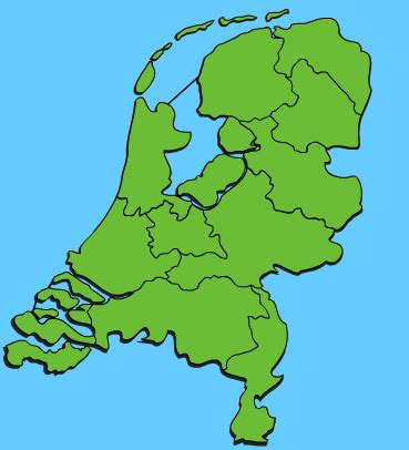 Nederland ˈneːdərlɑnt (listen)), informally holland, is a country primarily located in western europe and partly in the caribbean. MediaPedagogiek: Topografie van Nederland