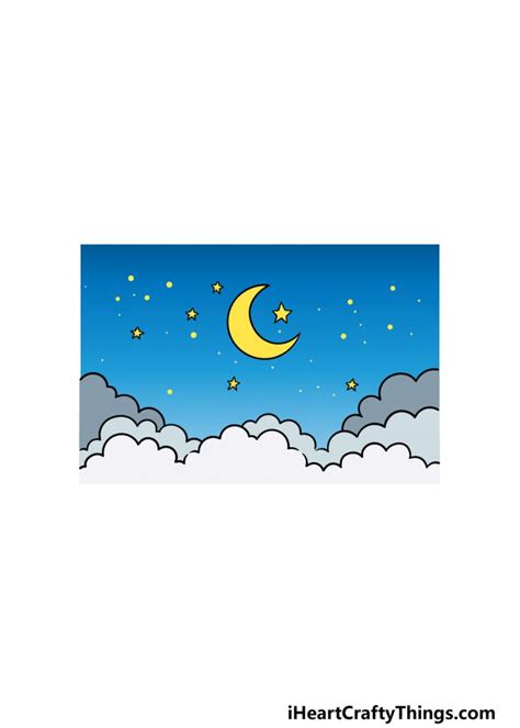 Easy To Draw Night Sky With Stars Morrison Colmilluke