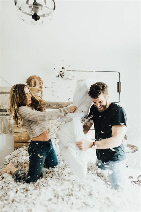 This Newlywed Photo Shoot At Home Is Giving Us Major Couple Goals Junebug Weddings Pillow