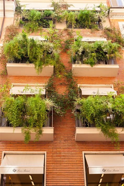 Balconies Full With Trees Plants On The Vertical Forest Bosco
