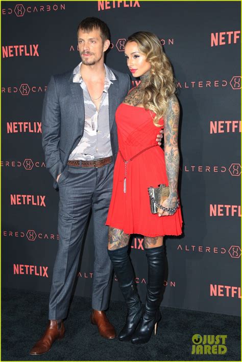 Joel Kinnaman And Wife Cleo Wattenstrom Couple Up At Altered Carbon