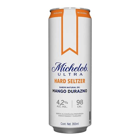 Bebida Alcohólica Michelob Ultra Mango Durazno 355 Ml Walmart