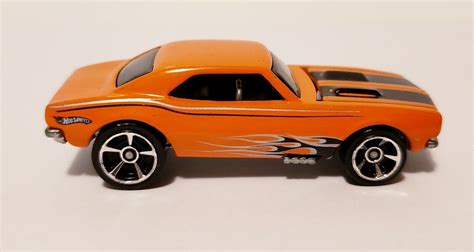 Vintage 1967 Hot Wheels Orange Camaro Diecast Race Car 164 Ebay