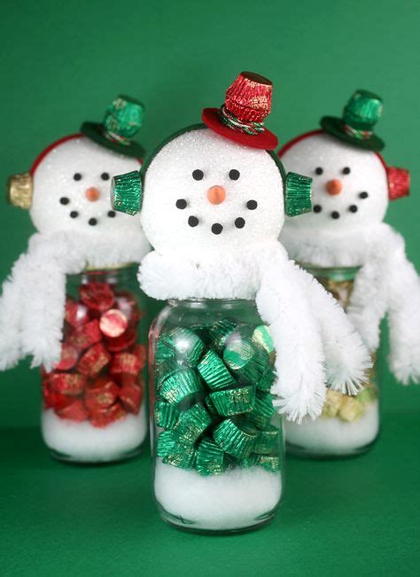 52 Ideas Diy Christmas Candy Jars Fun Christmas Candy Jars Diy