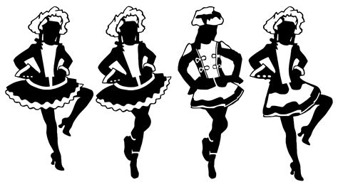 Vintage Costumes Dancing Women Clip Art Image Clipsafari