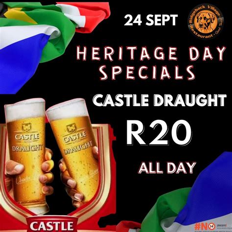 Celebrate Heritage Day The Ridgeback Village Restaurant