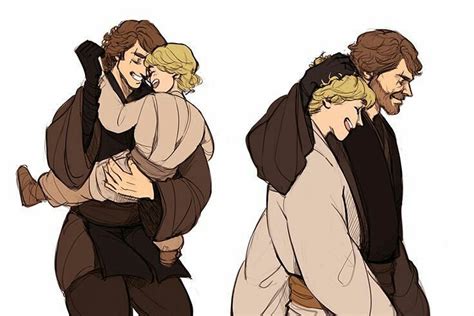 anakin skywalker and luke skywalker if anakin wouldn t chose the dark everything would be great