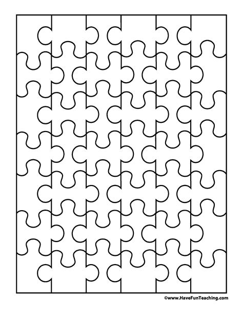 Jigsaw Puzzle Patterns Printable