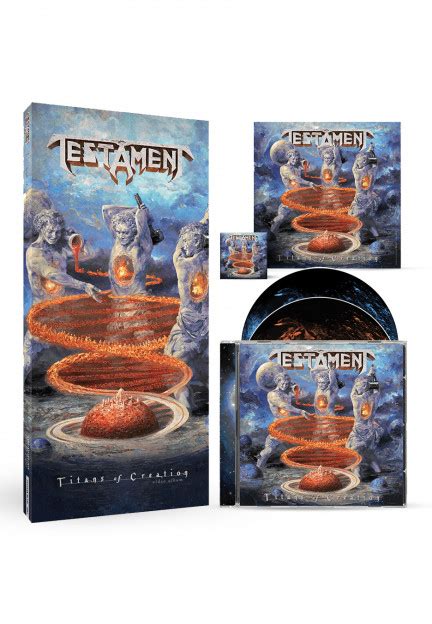 Testament Titans Of Creation Video Album Ltd Cd Blu Ray Box