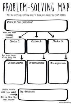 Problem Solving Map Graphic Organizer By Ms Rosies Class TPT