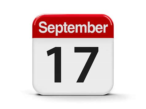 Royalty Free Number 17 September Calendar Calendar Date Pictures