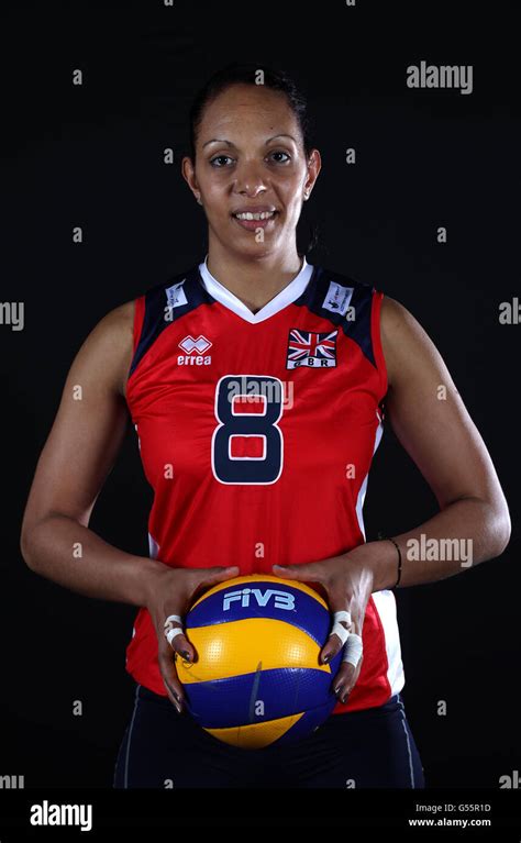 Gb Women S Volleyball Player Rachel Bragg During A Photocall At The