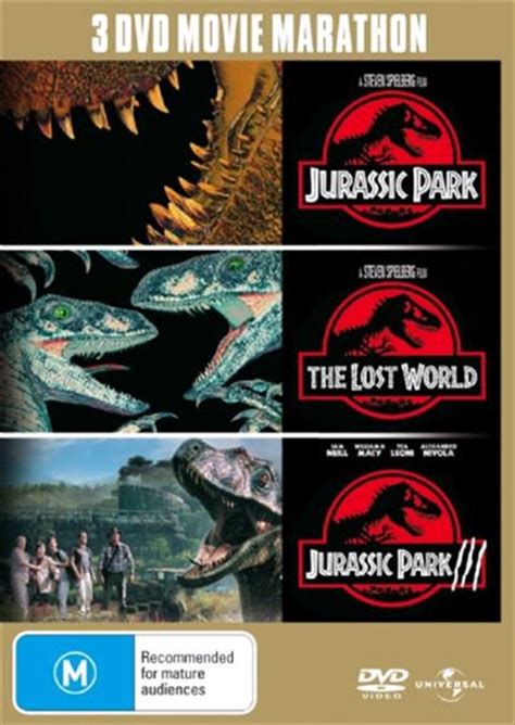 Buy Jurassic Park Jurassic Park The Lost World Jurassic Park Iii Dvd Online Sanity