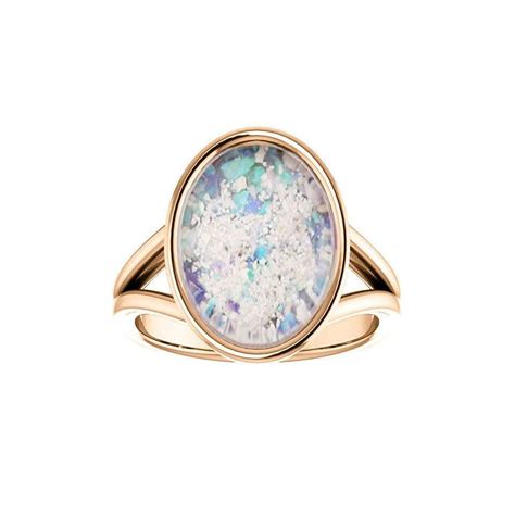 Check spelling or type a new query. 10x14mm 14k Rose Gold Opal Cremation Ring | Ashes jewelry, Ashes ring, Memorial jewelry ashes