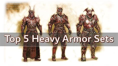 Eso Top 5 Heavy Armor Sets For Pvp Harrowstorm Youtube