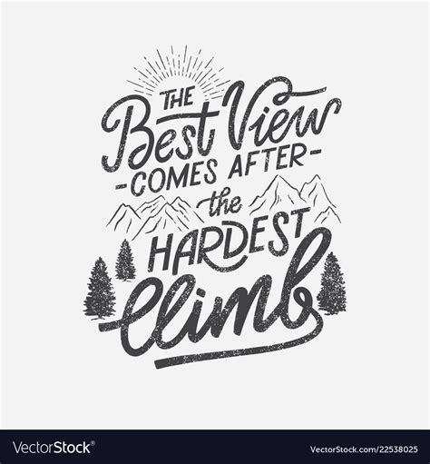 Hand Lettering Motivation Quote 01 Royalty Free Vector Image