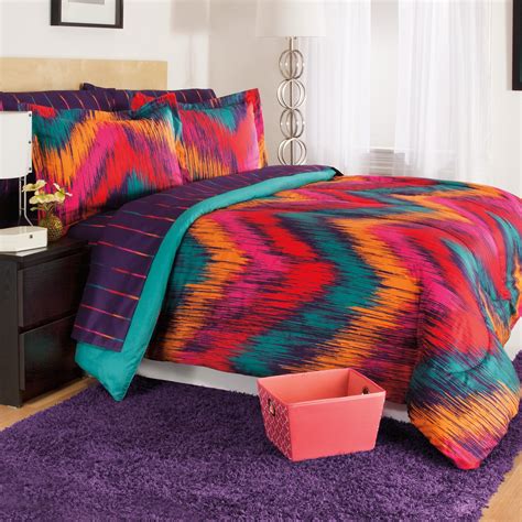 Josh And Posh Kidz Chevron Tie Dye Berry 3 Piece Comforter Set And Reviews Wayfair