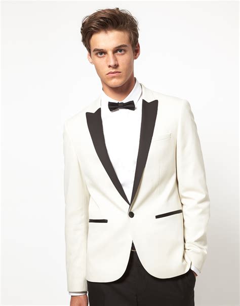 Dhgate offers a large selection of ladies white jackets blazers and white summer jackets with superior quality and exquisite craft. ASOS Asos Slim Fit Tuxedo Suit Jacket in White in White ...