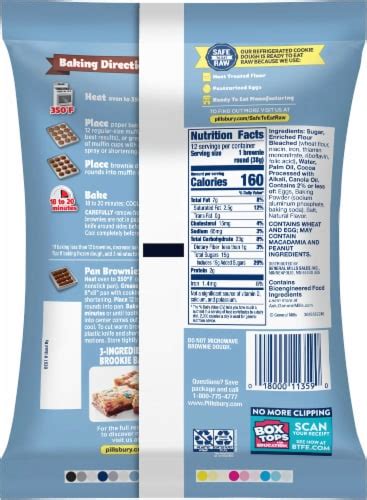 Pillsbury Chocolate Fudge Place And Bake Brownies 12 Ct 16 Oz Kroger