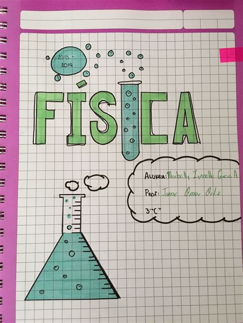 Taken from a friend tumblr. #portadasbonitas #cuadernos #física #escuela | Cuadernos de dibujo, Portada de cuaderno de ...