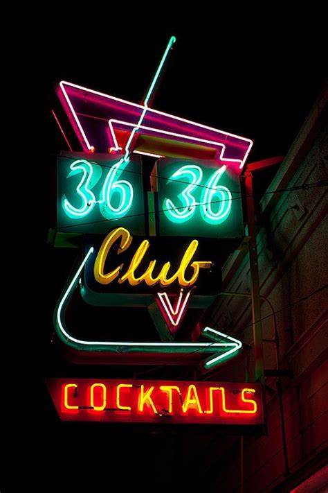 3636 Club Neon Bar Sign Home Bar Art Bar By